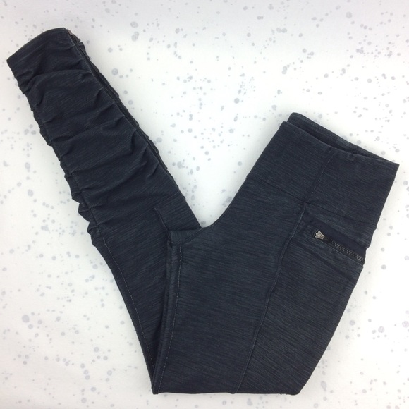 lululemon athletica Pants - Lululemon Insight Pants Black Deep Coal Slub Denim